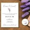 Invitación boda y papelería