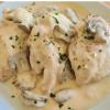 ¨Plato Italiano Pollo con hongos y crema